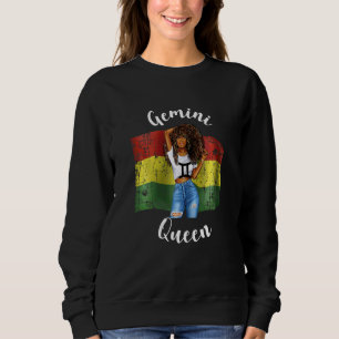 Sweatshirt Reine bolivienne Gémeaux Vibes Barbade Zodiaque Fe