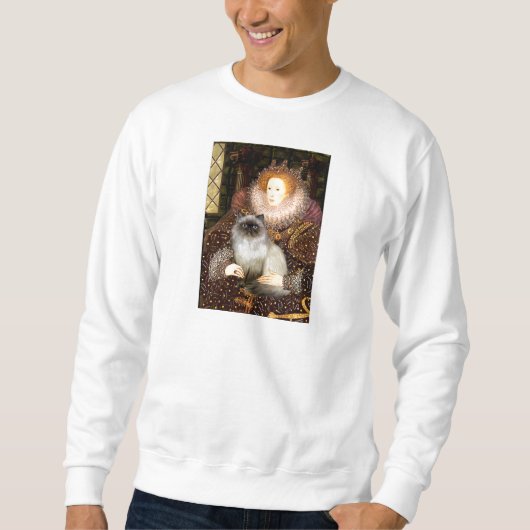 Sweatshirt Reine- chat himalayen 7 (Devant)