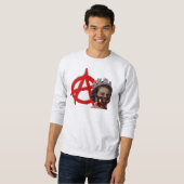 Sweatshirt Reine d'anarchiste (Devant entier)