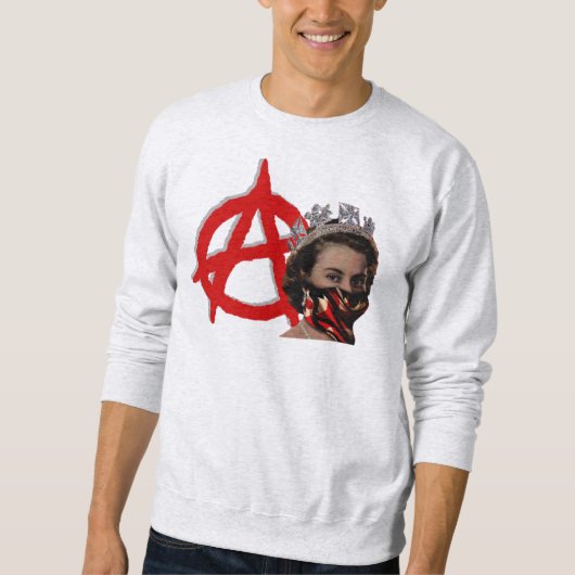 Sweatshirt Reine d'anarchiste (Devant)