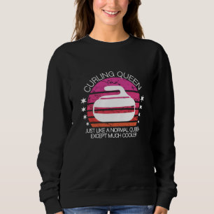 Sweatshirt reine de curling