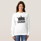 Sweatshirt Reine de la Couronne (Devant entier)