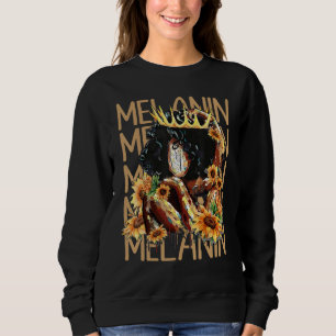 Sweatshirt Reine des cheveux afro naturels à la mélanine Mign