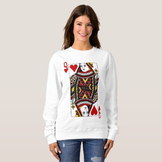 Sweatshirt Reine des Coeurs (Devant entier)