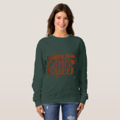 Sweatshirt Reine du Pumpkin Spice (Devant entier)
