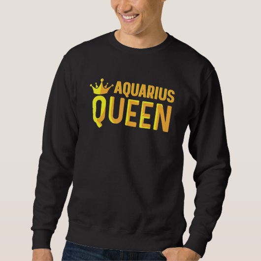 Sweatshirt Reine du Verseau Libérée (Devant)