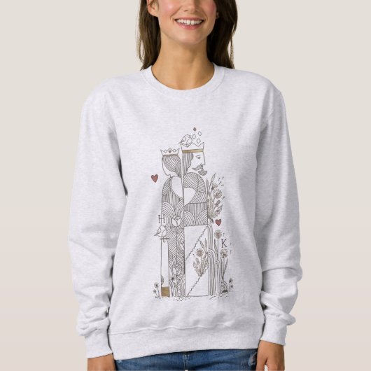 Sweatshirt Reine+Roi (Devant)