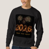 Sweatshirt Réinitialiser Élévation Répéter Motivation Concept (Devant)