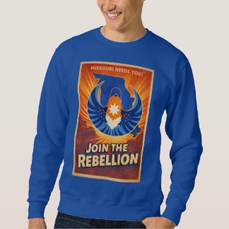 Sweatshirt Rejoignez la Rébellion Missouri Rebel Star Bird Sh