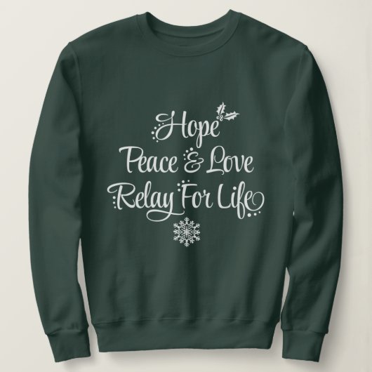 Sweatshirt Relais Pour Vie (Design devant)