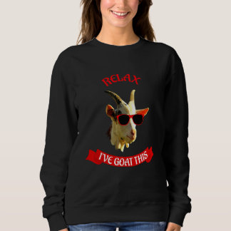 Sweatshirt Relax J'ai Chèvre Eu Animal Pour