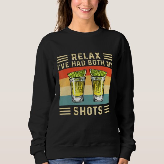 Sweatshirt Relax J'Ai Eu Mes Deux Chaussures (Devant)