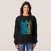 Sweatshirt Relax Rien N'Est Sous Contrôle Yoga (Devant entier)