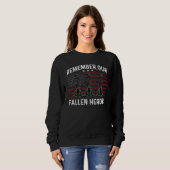 Sweatshirt Remember Our Fallen Heroes American Flag Memorial  (Devant entier)