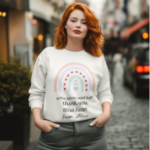 Sweatshirt Remerciements aux enseignants - Cadeau pour le mei