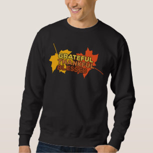 Sweatshirt Remerciements Heureux Bénis
