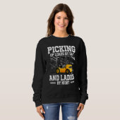 Sweatshirt Remontée de fourche de l'opérateur certifié d (Devant entier)
