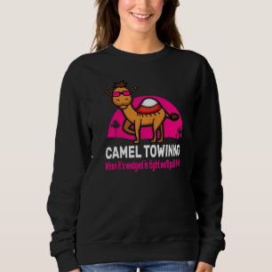 Sweatshirt Remorquage de chameau Rétro Remorquage de chameau