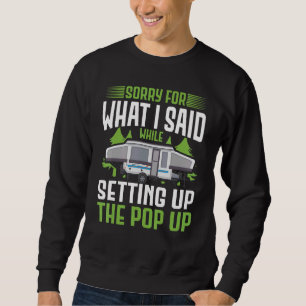 Sweatshirt Remorque Camping Pop Up