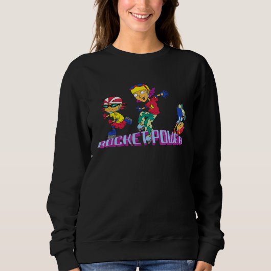 Sweatshirt Ren Et Stimpy Otto Reggie Et Twister Skate (Devant)