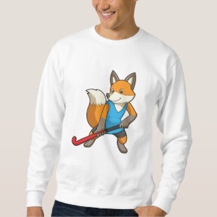 Sweatshirt Renard à Hockey avec chauve-souris de hockey
