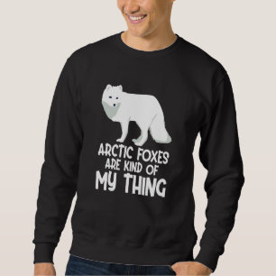 Sweatshirt Renard Arctique Animaux Arctiques Mignon Pyjama Re
