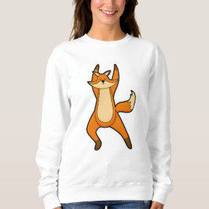 Sweatshirt Renard au Yoga Exercice d'étirement