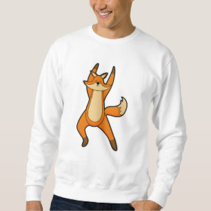 Sweatshirt Renard au Yoga Exercice d'étirement