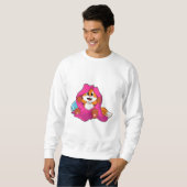 Sweatshirt Renard avec Coussin et couverture (Devant entier)