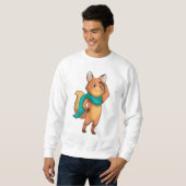 Sweatshirt Renard avec écharpe (Devant entier)