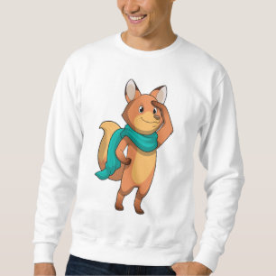 Sweatshirt Renard avec écharpe