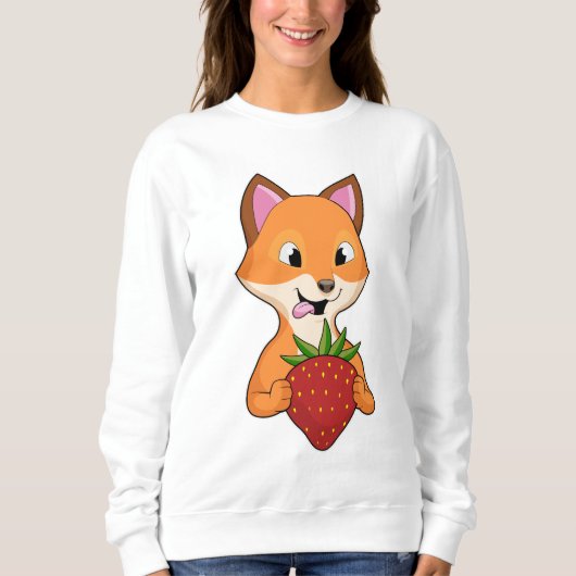 Sweatshirt Renard avec fraise (Devant)
