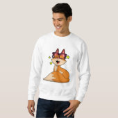 Sweatshirt Renard avec lunettes (Devant entier)
