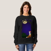 Sweatshirt Renard de pleine lune (Devant entier)