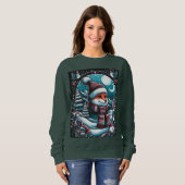 Sweatshirt Renard en hiver (Devant entier)
