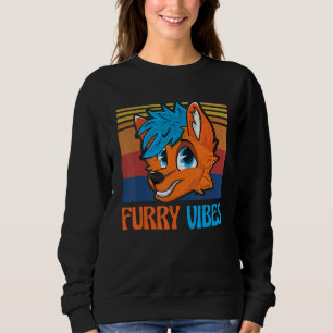 Sweatshirt Renard Fier Furry Vibes Queue Furry Person Cos