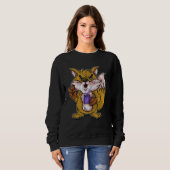 Sweatshirt Renard pour enfants Café Renards Smart (Devant entier)