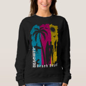 Sweatshirt Rencontrez-Moi Au Beachity Beach Beach Summer Surf (Devant)
