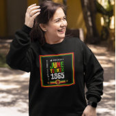 Sweatshirt Rendre hommage à la liberté du 11 juin 1865