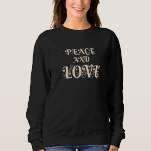 Sweatshirt Rendre la paix pas la guerre Colorful Peace & Love