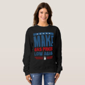 Sweatshirt Rendre Le Prix Du Gaz Plus Bas Protestez De Nouvea (Devant entier)