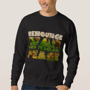 Sweatshirt Renoncez à la guerre et proclamez la paix