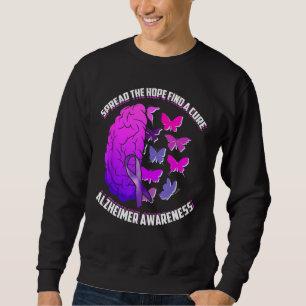 Sweatshirt Répandre L'Espoir Trouver Une Sensibilisation Cure