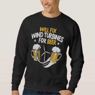 Sweatshirt Réparera Les Turbines Éoliennes Pour Le Technicien