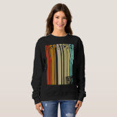 Sweatshirt Répartiteur Rétro Titre de l'emploi Profession (Devant entier)