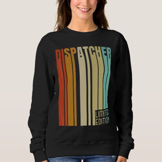 Sweatshirt Répartiteur Rétro Titre de l'emploi Profession (Devant)