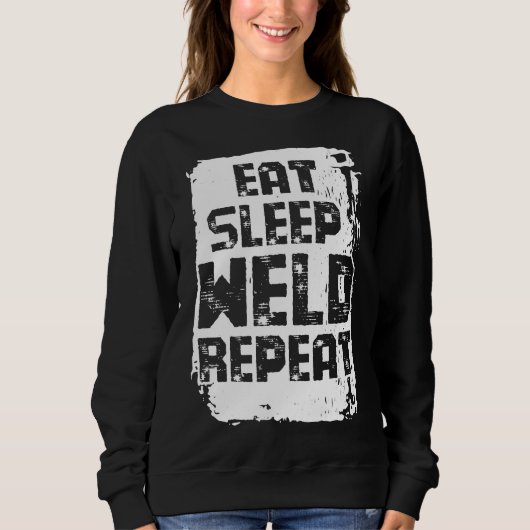 Sweatshirt Répéter la soudure du sommeil (Devant)