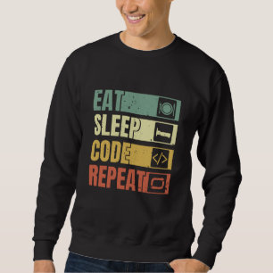 Sweatshirt répéter le code de veille