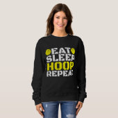 Sweatshirt Répéter le sabot du sommeil (Devant entier)