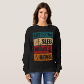 Sweatshirt Répéter les tambours du sommeil (Devant entier)